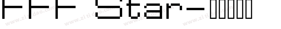 FFF Star字体转换